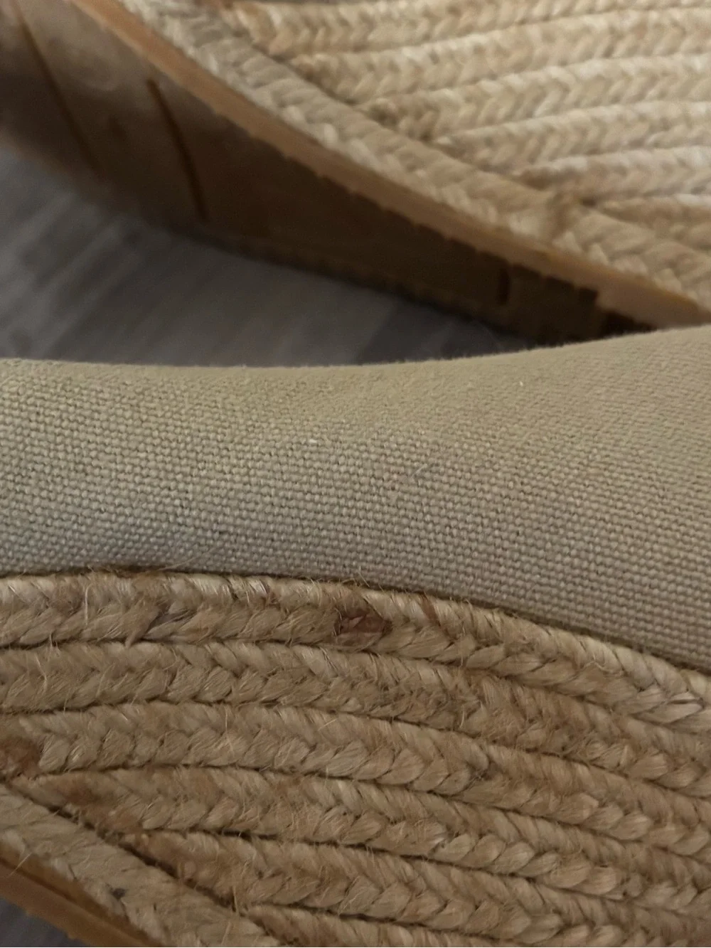 Viscata Barcelona Women's Tan Canvas Espadrille Wedge 39